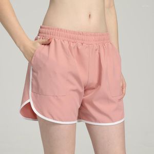 Running shorts dames 2 in 1 snel droge yoga sport jogger dubbele laag leggings casual tennis training korte dunne vrouw