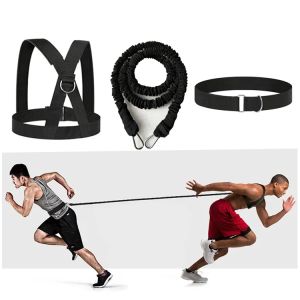 Running Sprint Dash Track en Field Pull Rope Resistance Bands voor voetbalbasketbal krachtige krachtexplosieve kracht