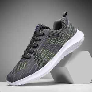 Chaussures de course Gris Hommes Noir Fly Femmes Qualité Tricot Bleu Rouge Coureurs Sport Baskets Baskets Taille 39-45 Code 97-2065