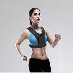 Running vest tas met reflecterende strip Neopreen mobiele telefoon clip elastische verstelbare riem geschikt voor mannen en vrouwen 20 stks schip door DHL