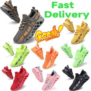 Runnning Casual Shoes Sneakers Federer Deisgner Workout en Cross Black White Rust Breathable Sports Trainers Lace-Up Jogging Training 97