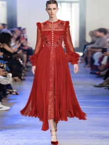 Runway-ontwerpers Hoge kwaliteit zomer nieuwe dames prachtige kralen pailletten geborduurd celebrity party mode vintage lange jurk