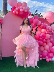 Runway jurken roze trouwfeest avondjurk elegante luxe celebrity mesh jurk avondjurk dames verjaardagsfeestje prom 2024 nieuw