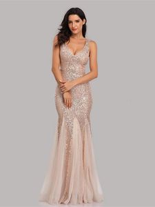 Robes De Piste Plus La Taille Col En V Robe De Sirène Avec Châle Longue Robe De Soirée De Bal Formelle Paillettes Sans Manches Robe De Soirée Sexy Robe De Soirée De 230210