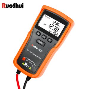 RUOSHUI 3025 Batterijtester 12V/24V Spanning Car Motorcycle -systeem Analyzer Quick CCA -oplaadingstestgereedschap voor auto -reparatie