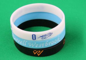 Russell Westbrook 0 Signature Bracelet Big West Bracelet en silicone