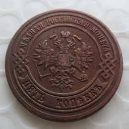 Pièces de monnaie en cuivre, copie de 5 KOPECK de russie, 1872 ans, artisanat différent, Promotion, usine bon marché, accessoires pour la maison, pièces de monnaie 2794