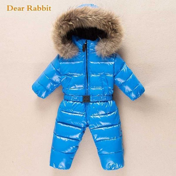 Russie bébé hiver combinaison vêtements vêtements d'extérieur chauds manteaux de neige vêtements de canard doudoune combinaisons de neige pour enfants garçons filles vêtements H0909