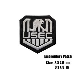 Russie Escape de Tarkov USEC Bear Broidered Patch Russian Game Infrarouge Réflexion IR Patch Tactics Badges Sticker