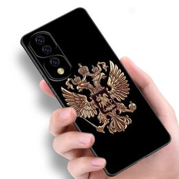 Rusland Russische vlaggen embleem telefoonhoesje voor Huawei nova 5t 8 9 y60 y90 Honor x9 30 30S 50Se 60 70 Mate 20 40 Pro 10 Lite Plus