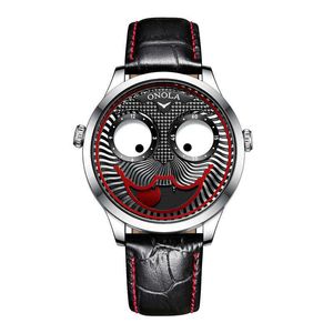 Russische clown ONOLA herenhorloge trendy merk quartz niet-mechanische buitenlandse handel explosieve riemstijl mode sport