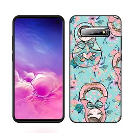 Étui des poupées russes Matryoshka pour Samsung Note 10 Lite 20 Ultra M30 M31 S M11 M12 M21 M22 M23 M32 M33 M52 M53 J2 Pro J4 J6 + J8