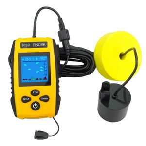 Russische Handheld Fishfinder Draagbare Fishfinder-diepte met sonarsensortransducer en LCD-scherm 240104