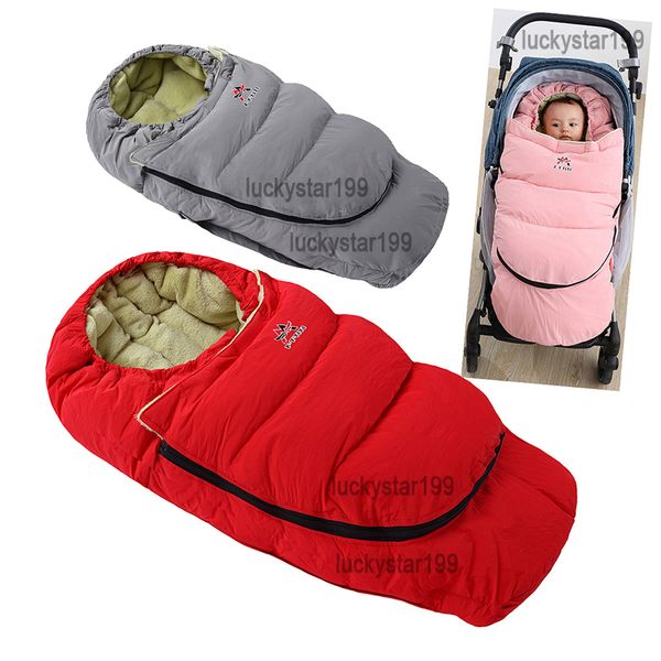 Saco de dormir de invierno de franela para recién nacido de estilo ruso, diseño de cápsula espacial, saco de dormir cálido para cochecito infantil, edredón a prueba de viento para bebé de 0 a 18 meses