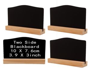 Rustiek Tafelnummer Mini Krijtbordbord met Houten Standaard 39x3inch Klein Houten Bord Buffet Display Plaquette Nieuwigheid Decor8685504