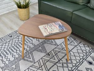 Table d'appoint en bois rustique pour le salon, petite et grande table basse au design moderne, support pour plantes en bois, table basse à manger et table d'appoint