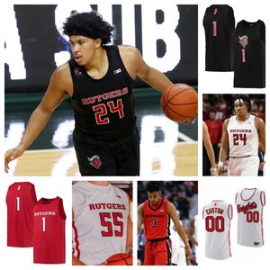 Rutgers Scarlet Knights 1 Jamichael Davis 2 Noah Fernandes 10 Gavin Griffiths 53 Zach Hayn maillot de basket-ball 15 Morales 0 Simpson 7 Aiden Terry 23 Vessey 24 Williams