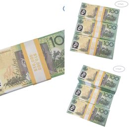 Ruvince 50% Grootte Prop Game Australische Dollar 5 10 20 50 100 AUD Bankbiljetten Papier Kopie Nep Geld film Props273S9Y56FLC288EU