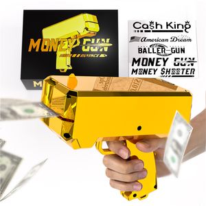 RUVINCE Money Gun Shooter die er echt uitziet Prop Gun Make It Rain Handheld Cash Gun voor Game Movies Party