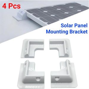 RV Top Roof Solar Panel Mounting Fixing Bracket Kit ABS Supporting Holder For Caravans Camper Boat Yacht Motorhome ATV Parts321W