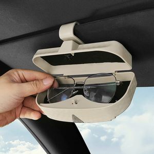 Étui de lunettes de soleil de voyage pour camping-car, support universel pour lunettes, Cage, boîtes de rangement, Clip de pare-soleil, Bag265E