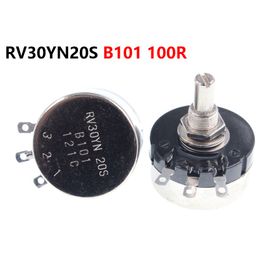 RV30YN20S B101 100R 3W Potenciómetro de película de carbono de un solo giro Resistencia ajustable