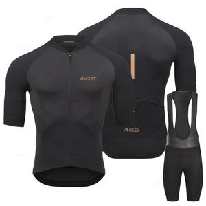 Rvouei Pro Team Fietskleding Heren Racefiets Slijtage Racing Kleding Ademend Wielertrui Set Ropa Ciclismo Maillot 240318