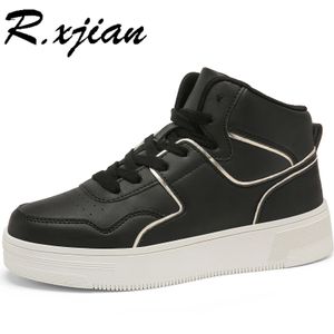 RXJIAN dames skateboardschoenen Lente en herfst hightop wandelen Warme buitensporten hardlopen op de weg Mode le 240219