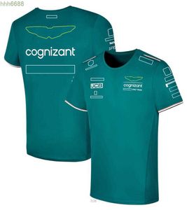 Ryed Polos pour hommes F1 T-shirt de pilote officiel de l'équipe Polo d'été pour hommes Casual Séchage rapide Costume de course d'équipe à manches courtes personnalisable