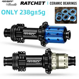 RYET Ultralight Racefiets Hubs 238g 36T Rachet Centerlock Keramische Lagers Schijfrem Fiets Hubsets Fietsen Sport Accessoires 240308