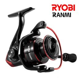 Ryobi Ranmi Cr Spinning Reels Ultralight Metal 5.2 1 Rapport d'équipement 101BB Salite ou eau douce 39lbs MAX DRAIN FISHING ROBLES 240509