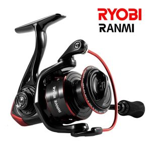 Ryobi Ranmi Cr Spinning Reels Ultralight Metal 52 1 Rapport de vitesse 101BB Salite ou eau douce 39lbs MAX DRAIN FISHING ROBLES 240506