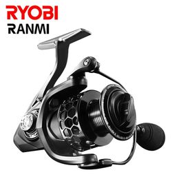 Ryobi Ranmi GTA Double bobine de pêche à la pêche tout métal tourning 141 BB 55 1 TACLE PROVEVER CORROSION DE CORROSION DE SALATE 240506
