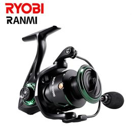 Ryobi Ranmi RF Spinning Reels Ultralight Metal 52 1 Rapport d'équipement 71BB Salite ou eau douce 18 kg MAX DRAGE Fishing Reels 240506