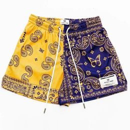Ryoko Rain Summer Fashion Shorts Men Shorts Men and Dames Fashion Beach Seaside Casual Pants Mesh Sports Quick Drying 240412