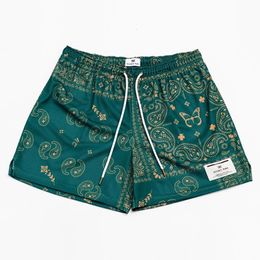 Ryoko Rain Summer Men Shorts Men and Dames Fashion Beach Seaside Casual Shorts Mesh Sports Quick Drying Quarter Pants 240409