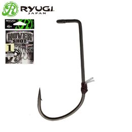 RYUGI Hover S Hook Finesse Soft Lure Zander Señuelos de pesca Diy Weedless Jighead Strolling Rig Productos HHS127 240312