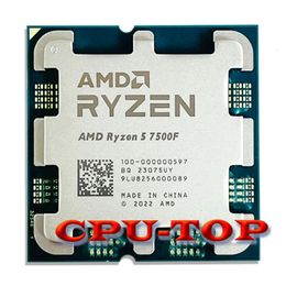 Ryzen 5 7500F R5 7500F 3,7 GHz 6-Core Processeur de CPU 12-Thread 5NM L3 = 32M 100-000000597 Socket AM5 sans refroidisseur 240410