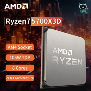 Ryzen 7 5700X3D CPU Gaming Processor 8core 16thread 41GHz 7nm 100MB Game Socket AM4 Brand 2024 240527
