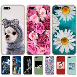 Silicone Soft Tpu Case Voor Huawei Honor 7A Case 5.45 "Inch Telefoon 7 EEN DUA L22 Russische Versie back Cover Tas