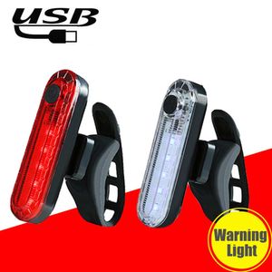 S 220mAh LED vélo USB Rechargeable 4 Modes vtt vélo avant arrière feu arrière cyclisme sécurité avertissement feu arrière lampe 0202