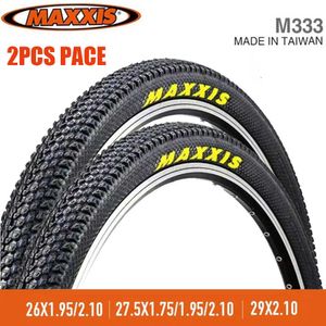 s 2 pièces MAXXIS M333 vélo 26x2.1 27.5x1.95 27.5x2.1 29x2.1 6 vtt fil résistant à la crevaison pneu de VTT Ultra-léger 0213
