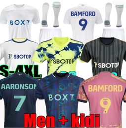 S-2XL 2023 2024 Nouveau style LeeDs UnitedS BAMFORD Llorente Soccer Jerseys 23 24 Adams Aaronson HARRISON Llorente Sinis Terra JAMES Kit Hommes Enfants Home Away Soccer Jersey