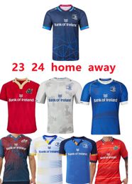 S-3XL 2023 2024 Leinster MUNSTER rugbya dult jersey thuis weg 22 23 24 EUROPEES ALTERNATIEF Ierland Ierse clubshirt