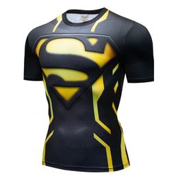 S-3XL Camisetas estampadas 3D Camiseta de compresión de hombres Complay Costume Ropa Halloween Tops para hombres 240312