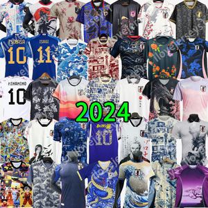 2024 Japan voetbaltruien Cartoon ueda Ito isagi atom tsubasa minamino doan kubo mitoma tomiyasu endo nakata 23 24 25 Japans uniform voetbal shirt t Chinese draak