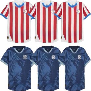 S-4XL 2024 2025 Paraguay voetbaltrui 24 255 COPA AMERIKA CAMISA Home Away Football Shirt Kit