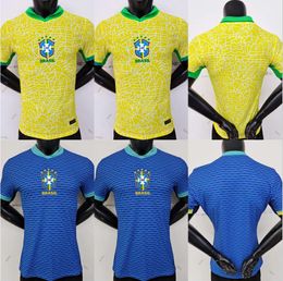 Speler versie 2024 brazilië Richarlison voetbalshirts G.JESUS camiseta 24 25 MARTA Debinha COUTINHO FIRMINO brasil jersey kits voetbalshirts