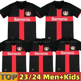 2023 2024 Bayer Home Leverkusen Home Soccer Jerseys DEMIRBAY Wirtz BAKKER BAILEY Football Shirt CH Aranguiz Paulo Schick Camisetas Herren Kinder Kits