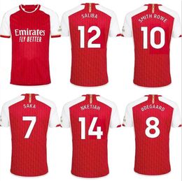 S-4XL 23 24 voetbalshirts Jorginho Jesus Smith Rowe Pepe Saka Fans Kiwior Trossard Martinelli Tierney 2023 2024 Nketiah voetbalshirt Mannen Kit Sets